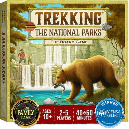 Underdog Games Trekking The National Parks - The Award-Winning Family Board Game | Designed for National Park Lovers, Kids & Adults | Ages 10 and Up | Easy to Learn