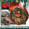 Shappy 4 Pcs Large Christmas Wreath Storage Bag 36