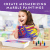 NATIONAL GEOGRAPHIC Mega Arts and Crafts Kit for Kids - Kids Paint Marbling & Air Dry Pottery Craft - Create Glass Tile Mosaics, Paint Marbling Art & Air Dry Clay Projects