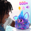Furby Purple, 15 Fashion Accessories, Interactive Plush Toys for 6 Year Old Girls & Boys & Up, Voice Activated Animatronic, Medium