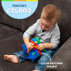 Buckle Toys - Boomer Square - Learning Activity Toddler Plane Travel Essential Toy - Develop Motor Skills and Problem Solving