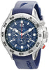 Nautica Men's N14555G NST Stainless Steel Watch with Blue Resin Band