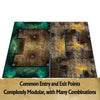 Arcknight The Dungeons Roleplaying Battlemaps; 16 Modular RPG Maps in 8 Double-Sided Pages, 1