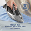 Conair GlideLite Professional Iron, Steam Iron for Clothes, Simple One-Temp Technology, Friction-Free Easy Glide Soleplate