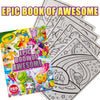 Crayola Epic Book of Awesome, All-in-One Coloring Book Set, 288 Pages, Kids Indoor Activities, Gift