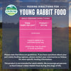 Oxbow Essentials Young Rabbit Food - All Natural Rabbit Pellets- High Energy & Calcium for Young Rabbits- Made in the USA - All Natural Vitamins & Minerals- Veterinarian Recommended- 10 lb.