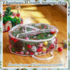 6 Pcs Transparent Christmas Wreath Storage Bag Clear Wreath Storage Container Heavy Duty Wreath Protector with Handle for Christmas Wreath Home Party Decor Easy Xmas Holiday Storage, 24'', 30'', 36''