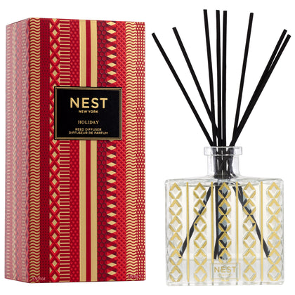 NEST Fragrances Reed Diffuser- Holiday , 5.9 fl oz