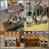 WILLDAN Set of 6-8.5oz Swing Top Glass Bottles - Flip Top Brewing Bottles For Kombucha, Kefir, Vanilla Extract, Beer - Airtight Caps and Leak Proof Lids, Bonus Gaskets and Funnel