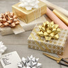 Hallmark Holiday Gift Bow Assortment (12) Gold, Silver, Bronze, White for Christmas, Hanukkah, Birthdays, Weddings, Bridal Showers