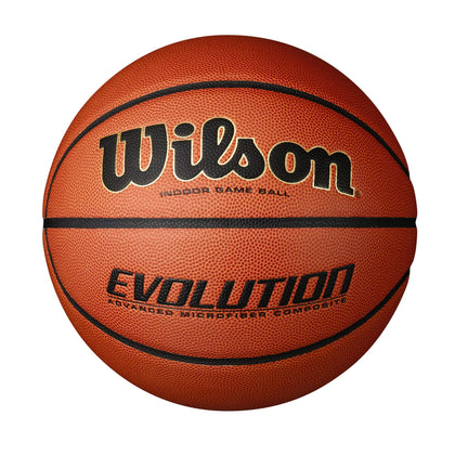 WILSON Evolution Game Basketball - Game Ball, Size 5 - 27.5