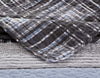Kids Zone Home Linen Charcoal White Light Grey Stripe Plaid Pattern Unisex Bedspread New (Twin/Twin Extra Long)