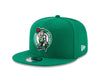 New Era NBA Boston Celtics Men's 9Fifty Team Color Basic Snapback Cap, One Size, Green