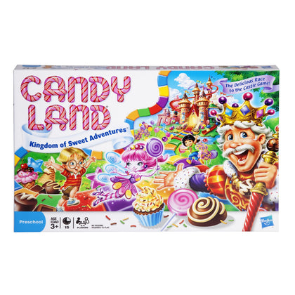 Hasbro Gaming Candy Land: Kingdom of Sweet Adventures Kids Board Game, Preschool Games for 2-4 Players, Kids Board Games, Preschool Games, Ages 3 and Up (Amazon Exclusive)