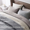 Bedsure King Size Comforter Set - Beige King Comforter Set, Soft Bedding for All Seasons, Cationic Dyed Bedding Set, 3 Pieces, 1 Comforter (104