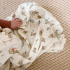 HALO Disney Sleepsack, 100% Cotton Wearable Blanket, Swaddle Transition Sleeping Bag, TOG 0.5, Winnie Frolic, Medium, 6-12 Months