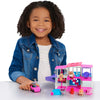 Barbie Pet Dreamhouse 2-Sided Playset, 10-pieces Include Pets and Accessories, Kids Toys for Ages 3 Up by Just Play