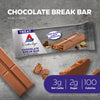 Atkins Endulge Treat, Chocolate Break Bar, 3g Net Carbs, 2g Sugar, 100 Calories, 6 Packs (6 Bars Each)
