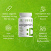 Apigenin, 100mg Per Serving, 240 Capsules - Raw Plant Extract from Chamomile Flower - Active Bioflavonoids & Antioxidants - Sleep & Relaxation Supplement - Non-GMO
