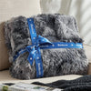 Bedsure Soft Fuzzy Faux Fur Throw Blanket Grey - Cozy, Fluffy, Plush Sherpa Fleece Blanket, Furry, Shaggy Blanket for Couch, Bed, Sofa, Thick Warm Blankets for Women, 50x60 Inches, 640 GSM