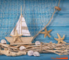 Natural Fish Net Party Decorations for Pirate Party, Hawaiian Party, Nautical Themed Cotton Fishnet Party Accessory by Big Mos Toys