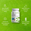 Zinc 50mg with Selenium 200mcg + Copper, 240 Capsules, 8 Month Supply, 3 in 1 Mineral Formula, Zinc Picolinate Complex Supplement, Supports Healthy Immune System for Adults and Kid
