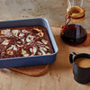 Caraway Non-Stick Ceramic 9 Square Pan - Naturally Slick Ceramic Coating - Non-Toxic, PTFE & PFOA Free - Perfect for Brownies, Lemon Bars, Cakes, & More - Navy