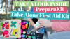 PreparaKit Travel First Aid Kit for Kids - Mini Car, Purse, Backpack, or Diaper Bag 50 Piece Medicine Includes All Essential Medical Supplies TSA-Approved (Kid Joy)