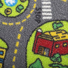 Kids Carpet Playmat Rug City Life Great for Playing with Cars and Toys - Play Learn and Have Fun Safely - Kids Baby Children Educational Road Traffic Play Mat for Bedroom Play Room Game Safe Area